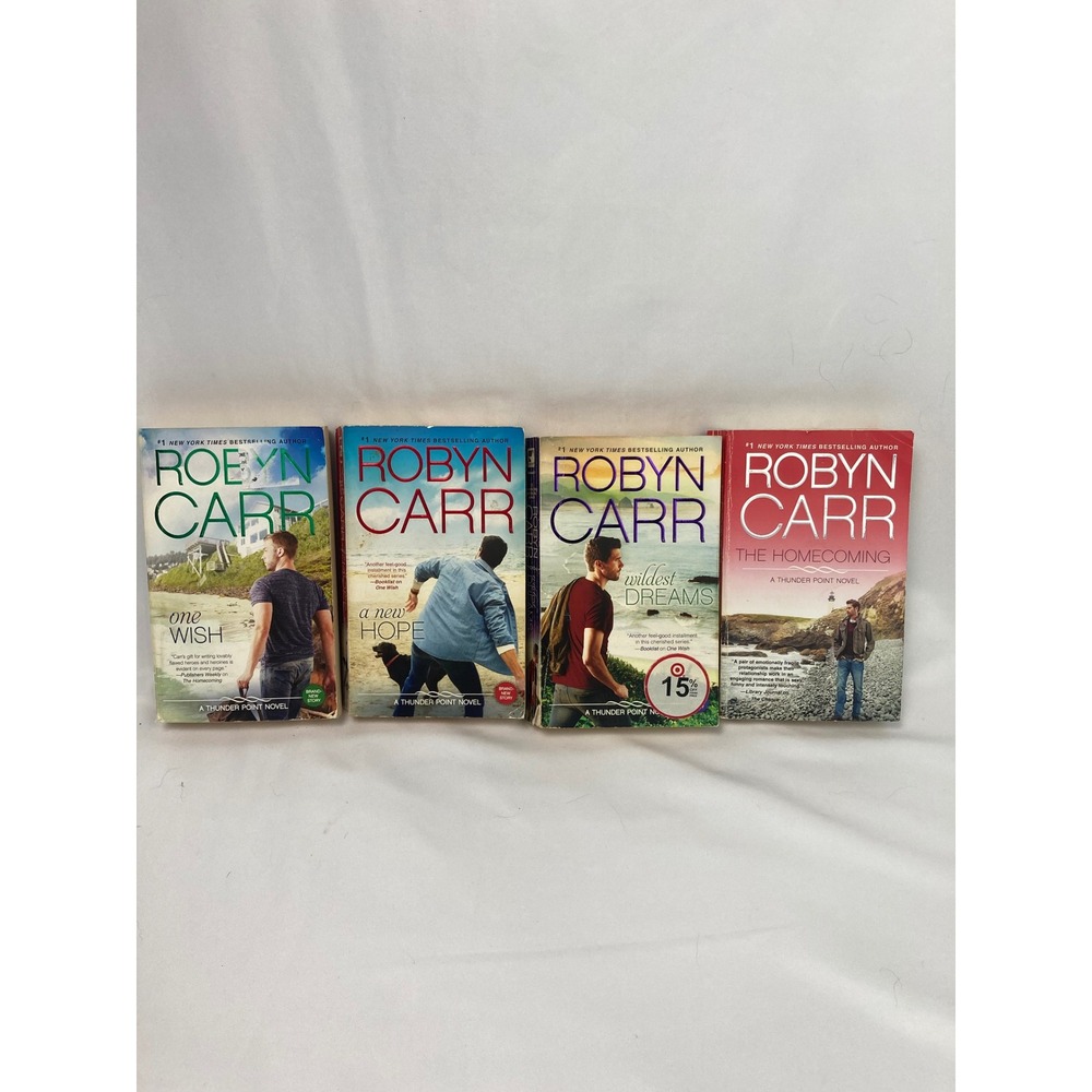 Robyn Carr Thunder Point Paperback Lot of 4 One Wish New Hope Wildest Dreams